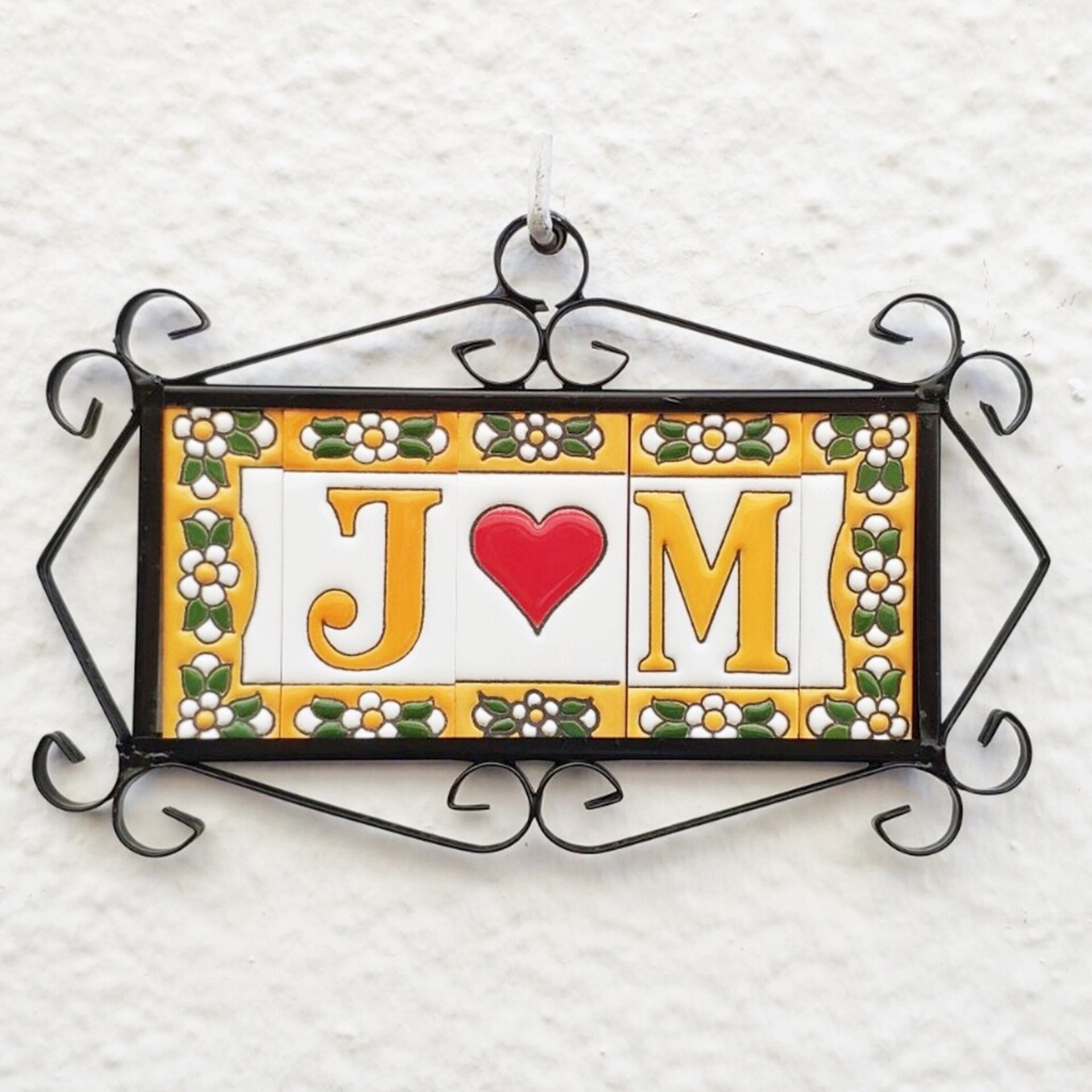 Letras y Números modelo "AMARILLAS" - 7,5cm. (3") - 11