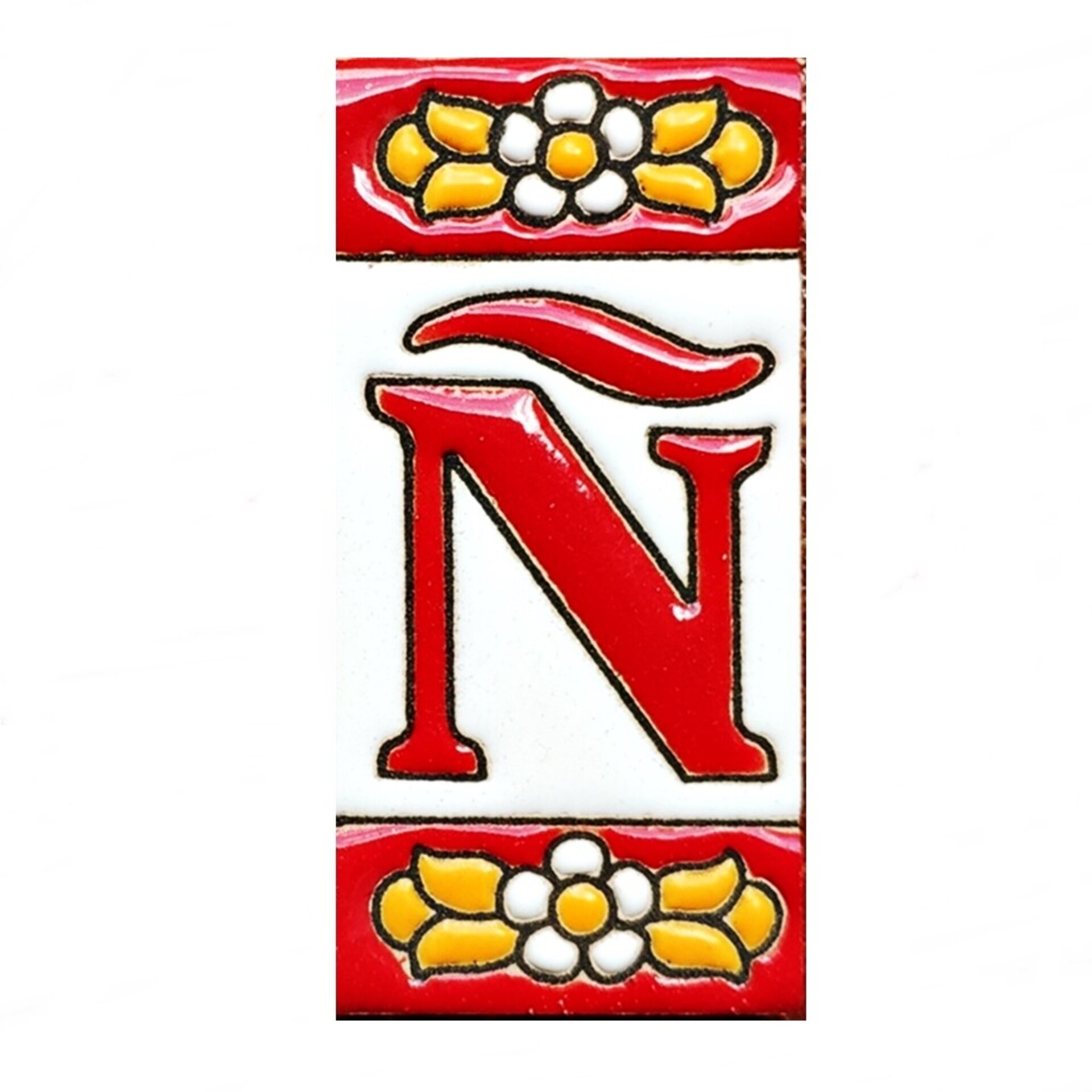 Letras y Números modelo "ROJAS" - 7,5cm. (3") - 7