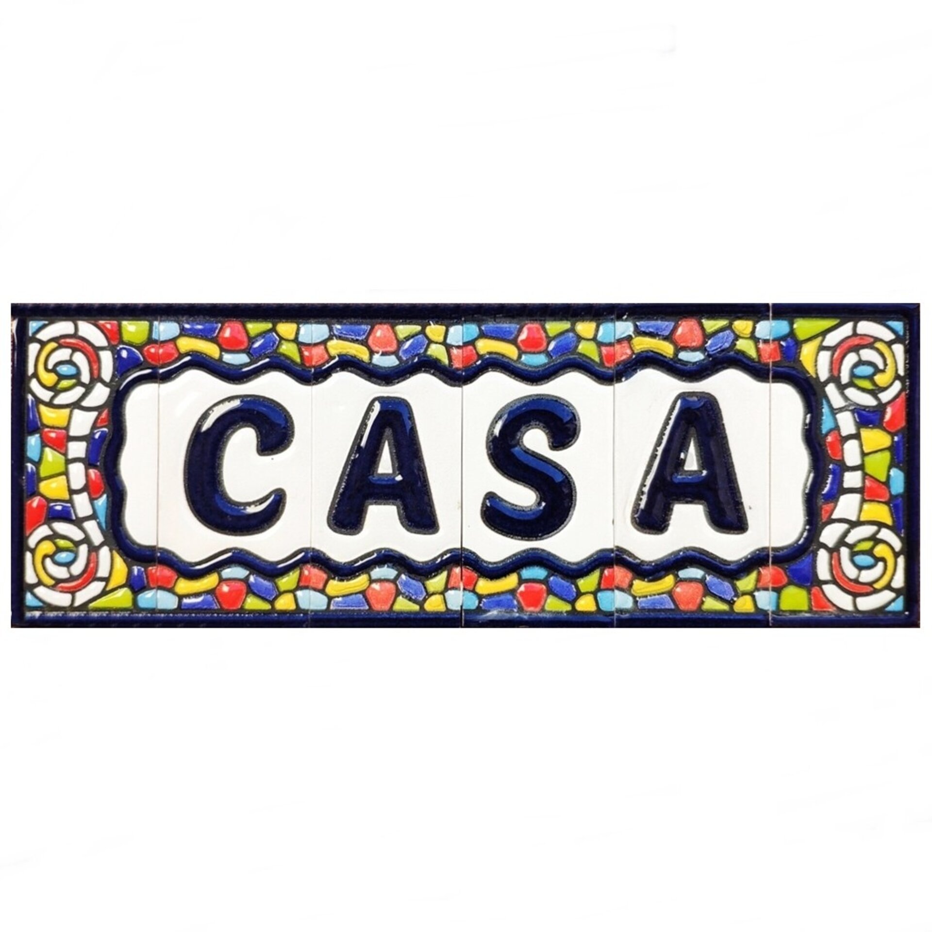 Letras y Números modelo "COLORES" - 7,5cm. (3") - 12