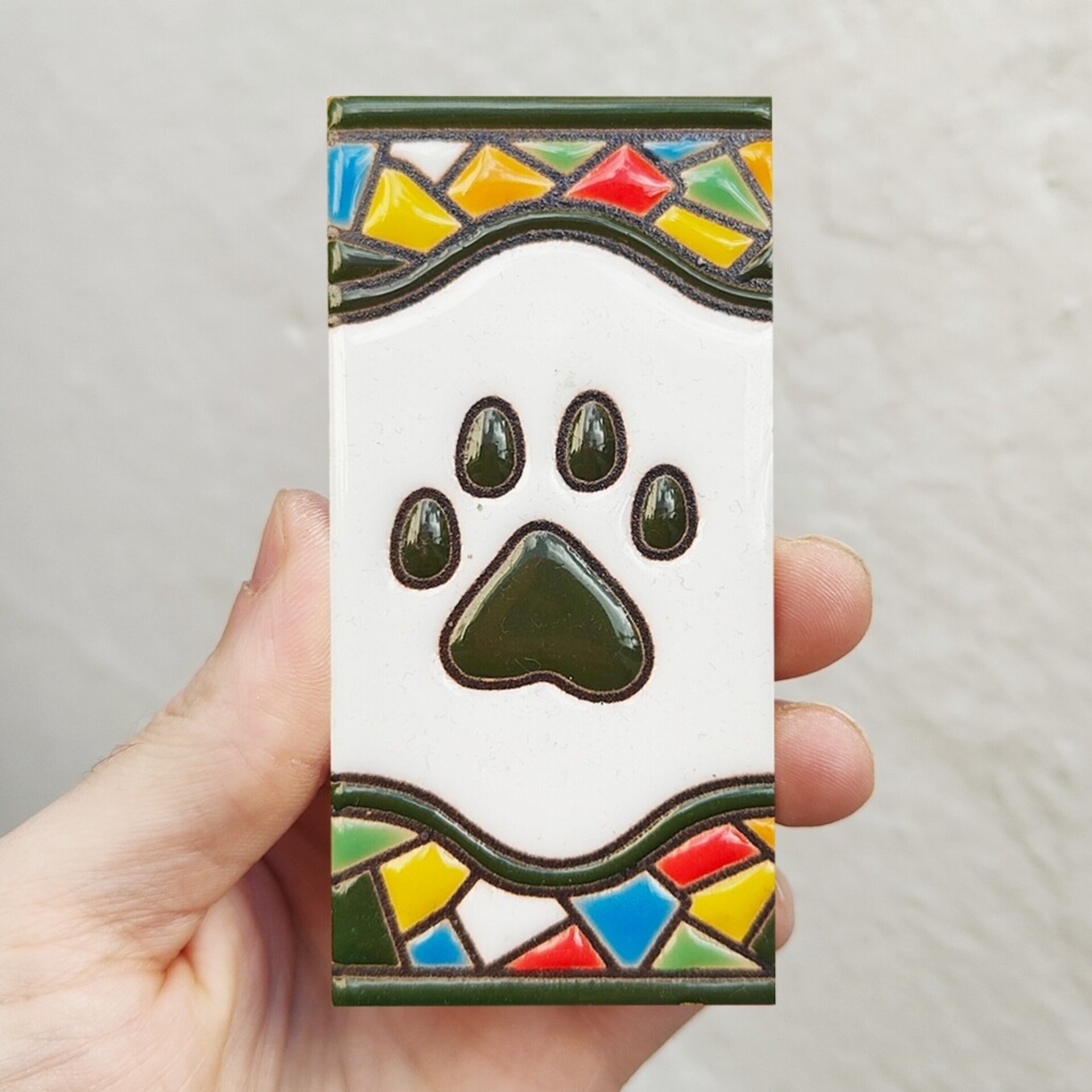 Letras y Números modelo "RONDA-MVerde" - 11cm. (2.1") - 4