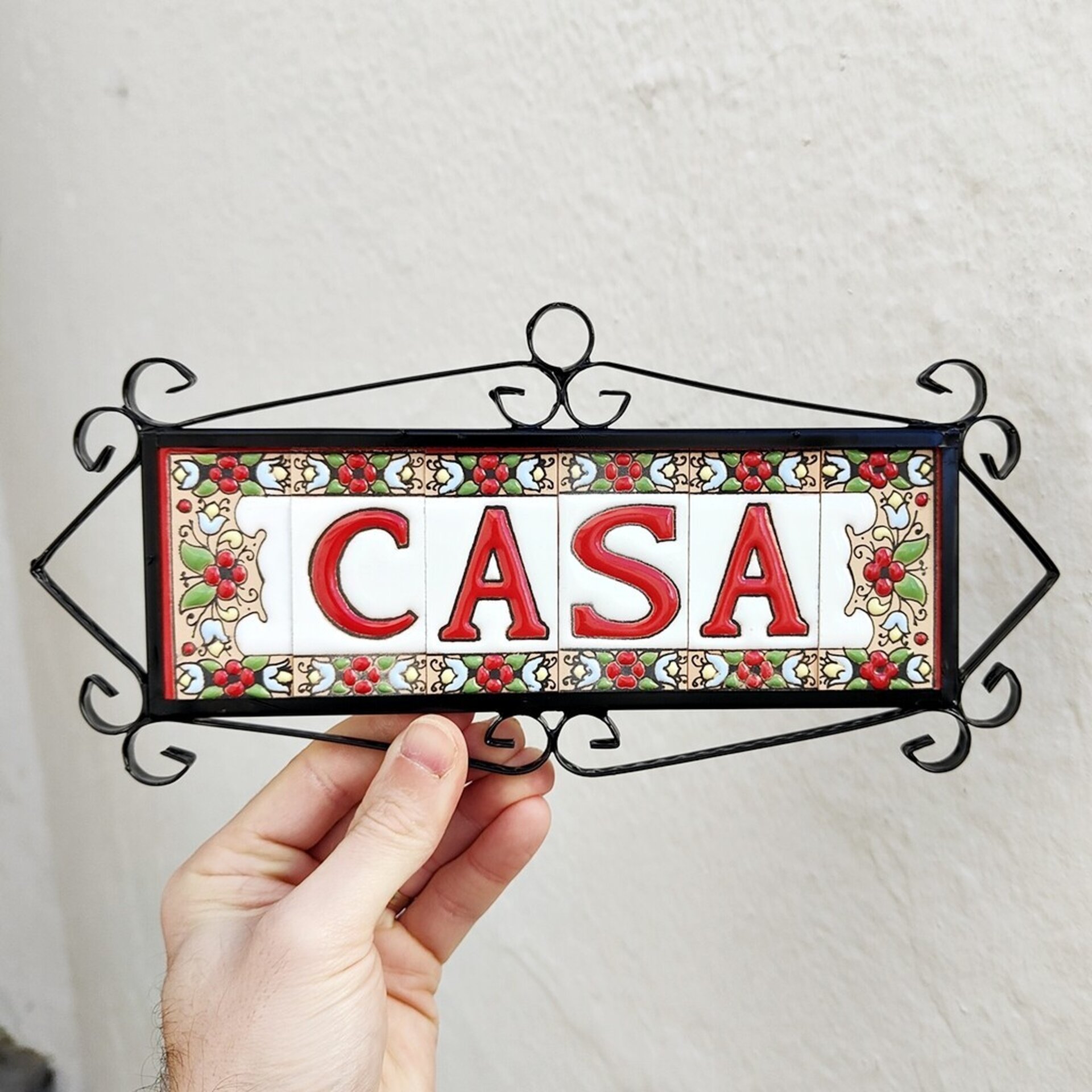 Letras y Números modelo "JARDIN-Rojo" - 7,5cm. (3") - 8