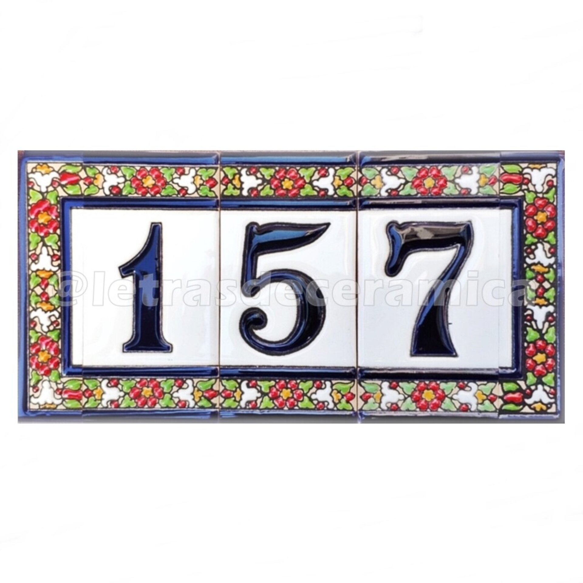 Letras y Números modelo "COLOR-M1" - 11cm. (2.1") - 4