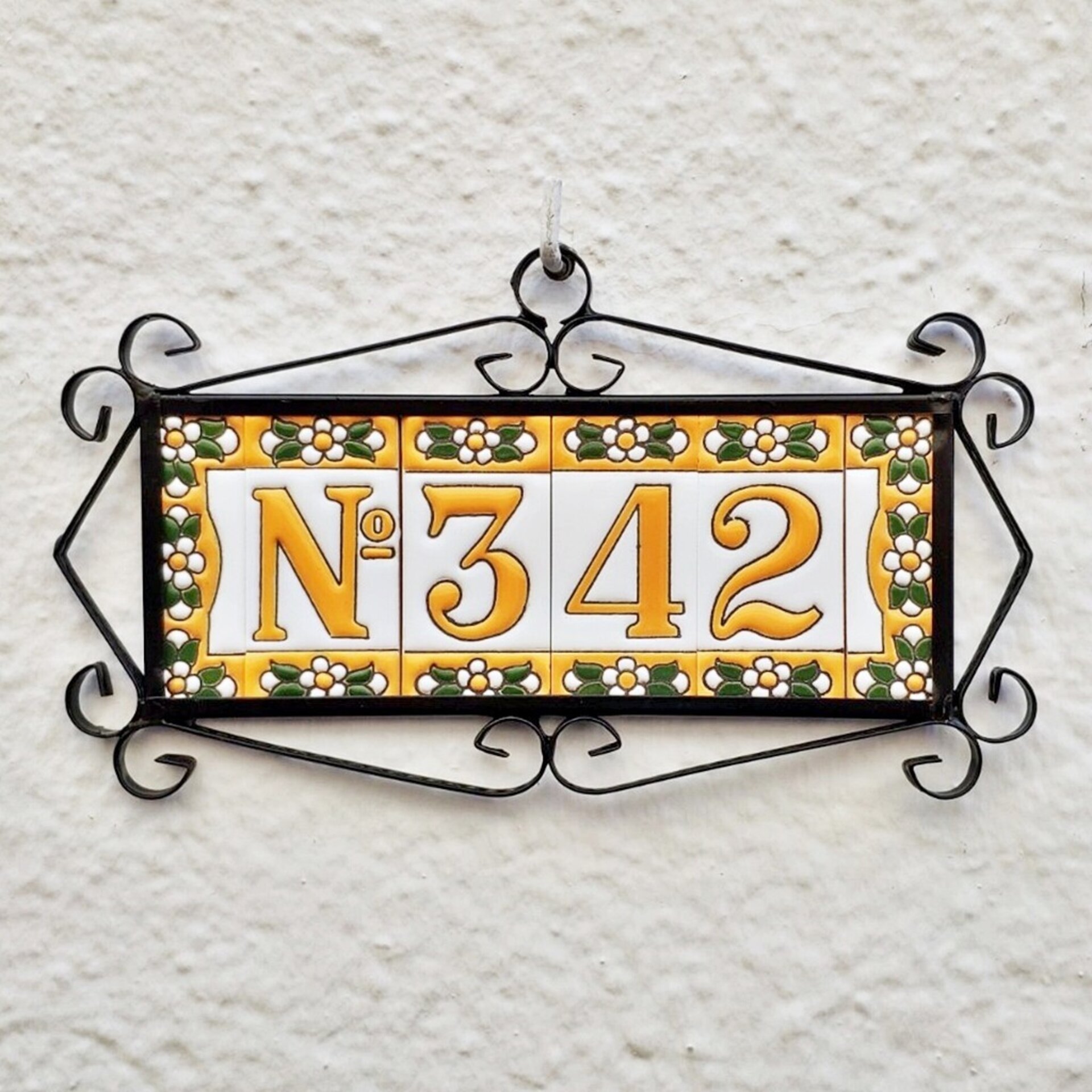 Letras y Números modelo "AMARILLAS" - 7,5cm. (3") - 9