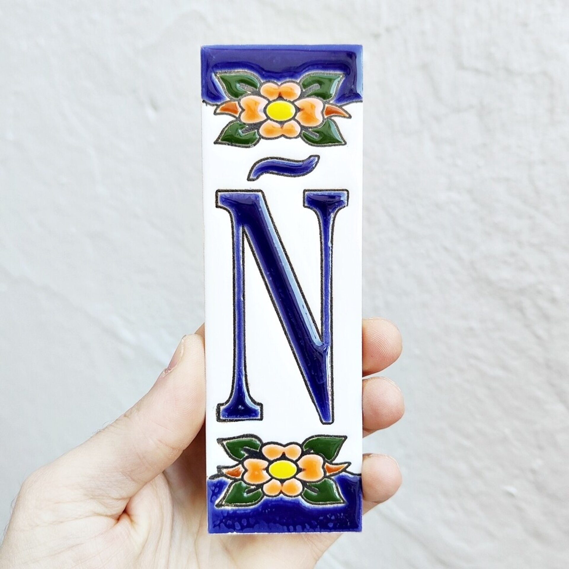 Letras y Números modelo "AMAPOLA" - 15cm. (6") - 8