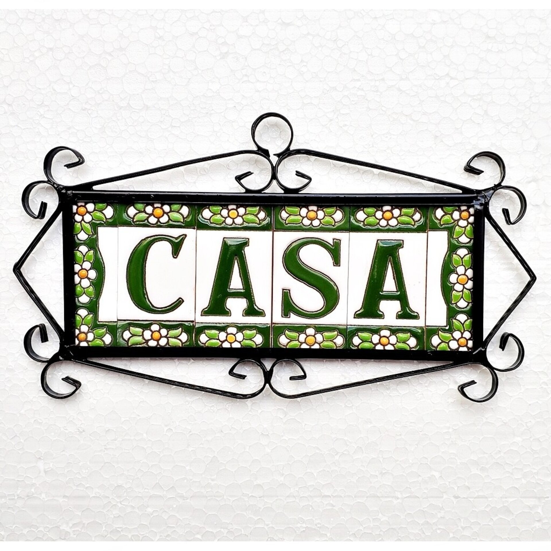 Letras y Números modelo "VERDES" - 7,5cm. (3") - 6