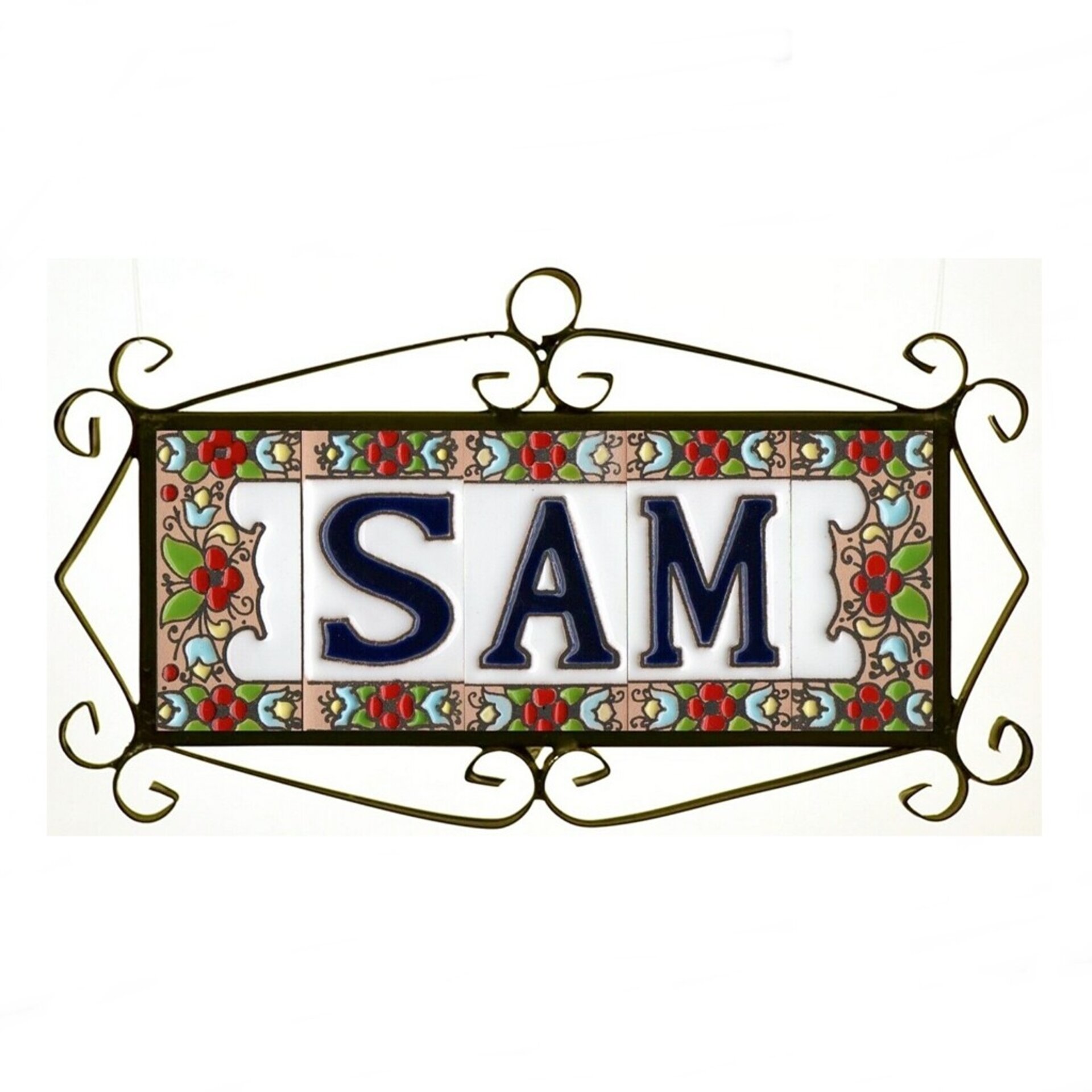 Letras y Números modelo "FLORES" - 7,5cm. (3") - 5