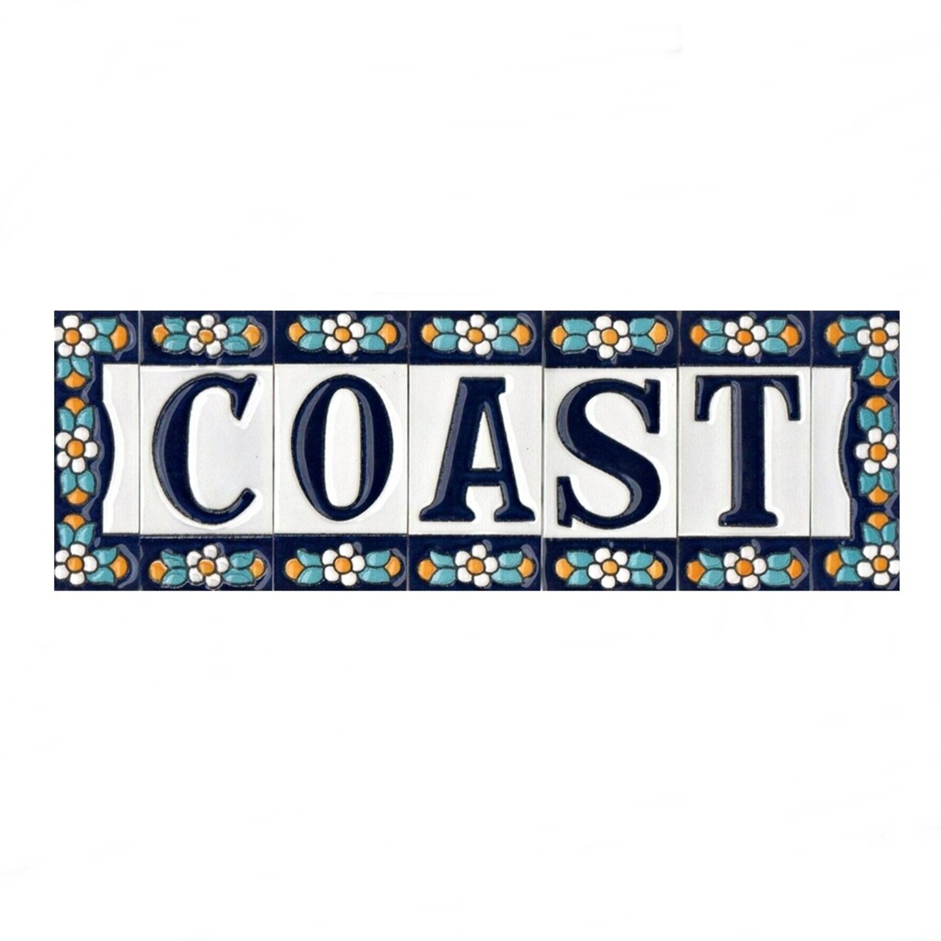 Letras y Números modelo "AZUL1" - 7,5cm. (3") - 7