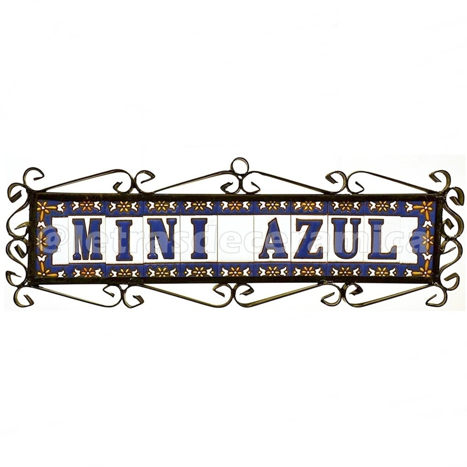 Letras y Números modelo "AZUL2" - 7,3cm. (3") - 7