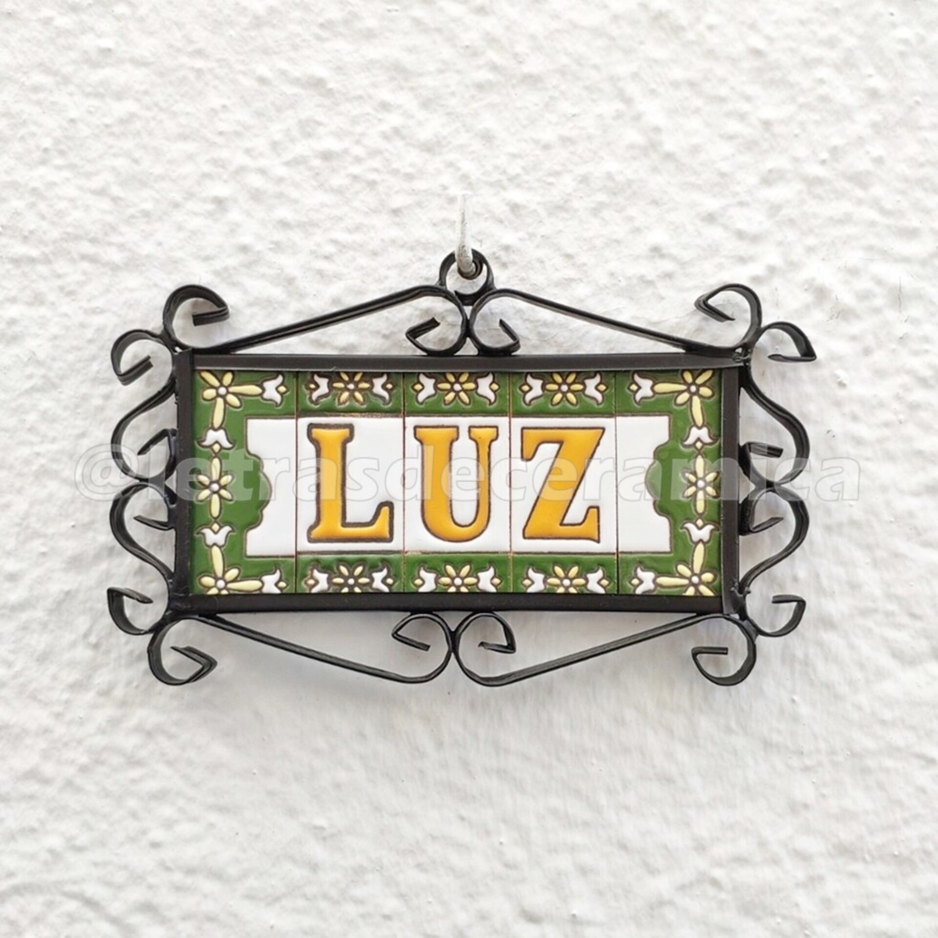 Letras y Números modelo "VERDES2" - 7,3cm. (3") - 4