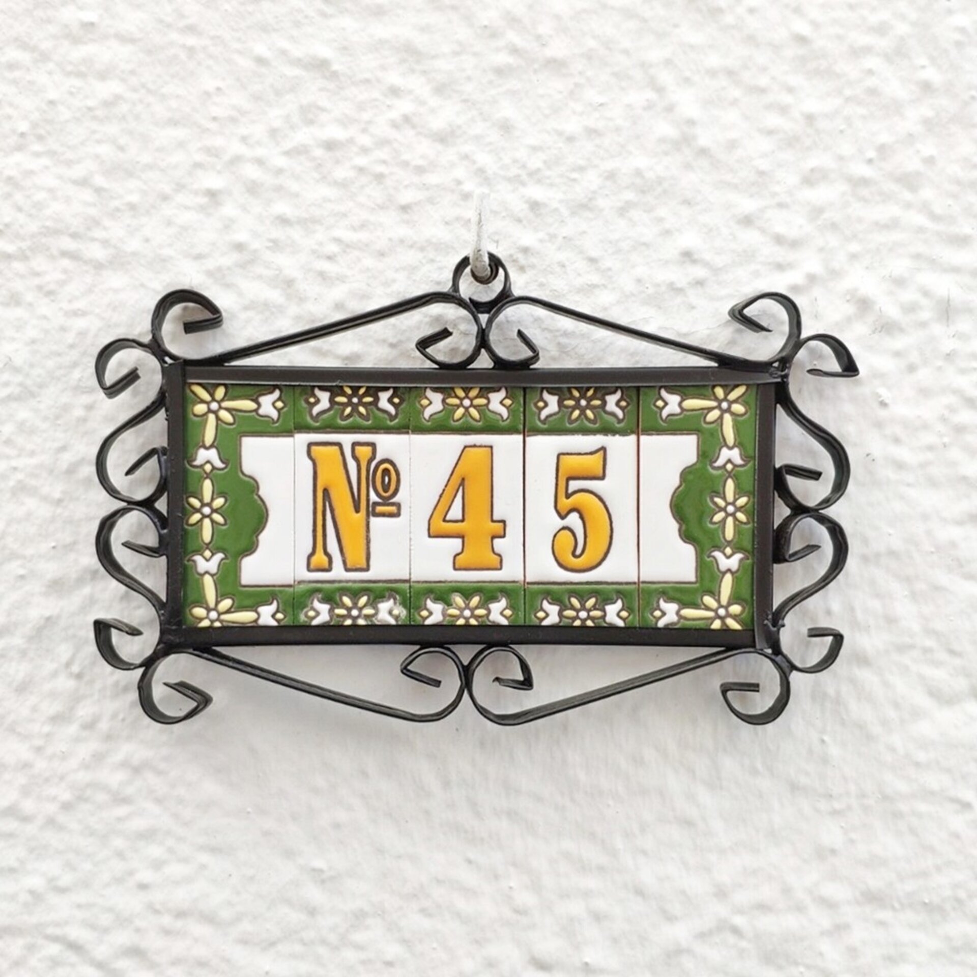 Letras y Números modelo "VERDES2" - 7,3cm. (3") - 7