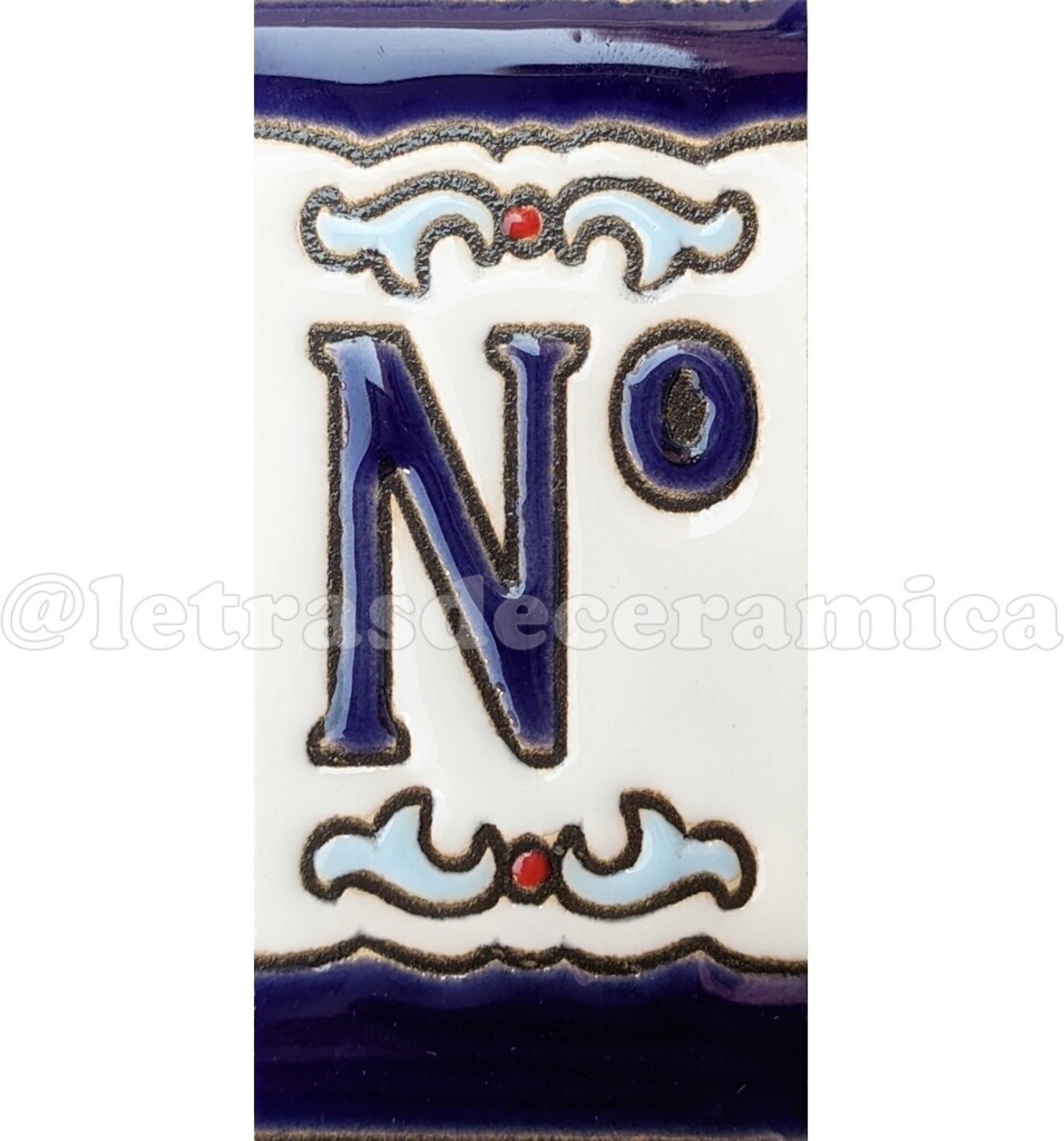 Letras y Números modelo "RenacAz" - 7,5cm. (3") - 11