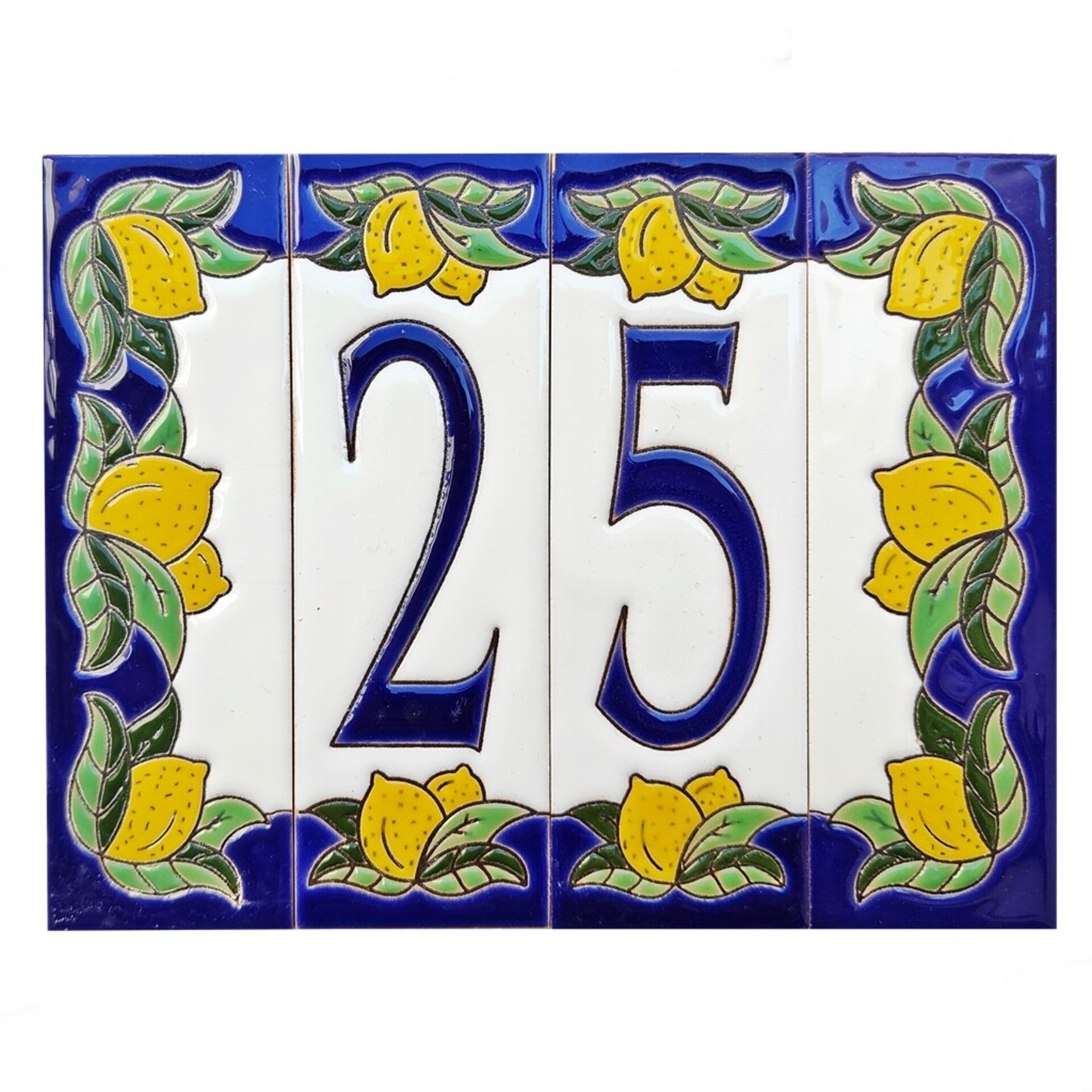 Letras y Números modelo "LIMONCELLO" - 15cm. (6") - 9