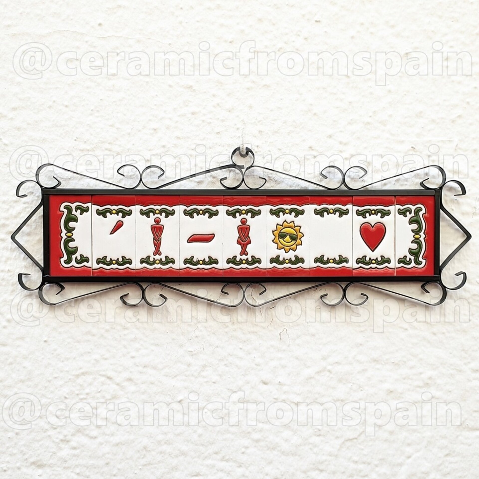 Letras y Números modelo "XMas" - 7,5cm. (3") - 9