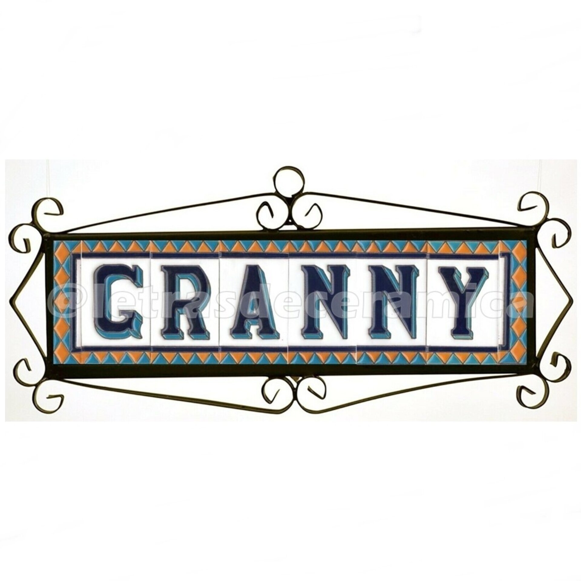 Letras y Números modelo "AMARILLO-M1" - 11cm. (2.1") - 6